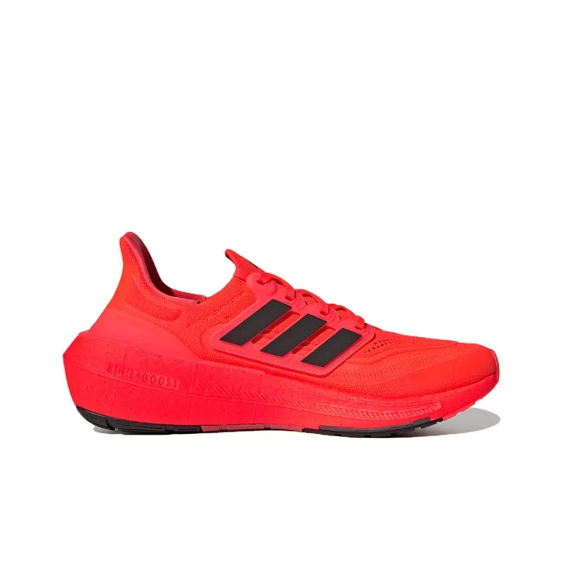 Adi_das Ultraboost Lite Fabric Cushioning, Slip-Resistant, Lightweight, Cushioned Low-Top Running Shoes for Men and men, Red and Black