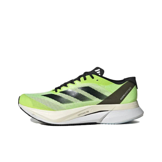 Adi_das adizero Boston 12 Lucid Lemon Cloud White