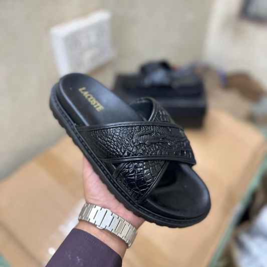 La_coste Premium Comfort Slides – Luxury Casual Sandals