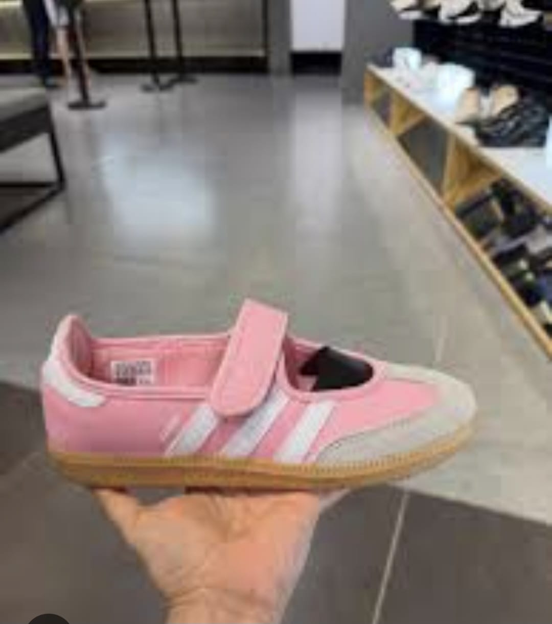 Gir_ls' Pi_nk Mary Jane Casual Sne_akers – Stylish Velcro Strap Flats