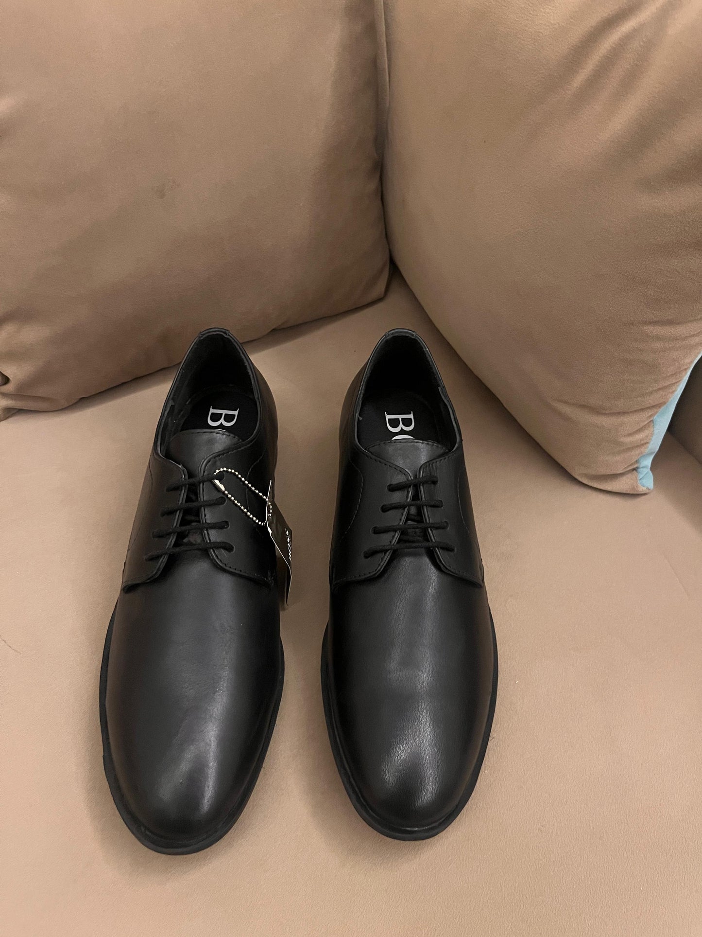 Me_n's Clas_sic Black Derby Formal Shoes – Lace-Up Office & Party Wear Footwear