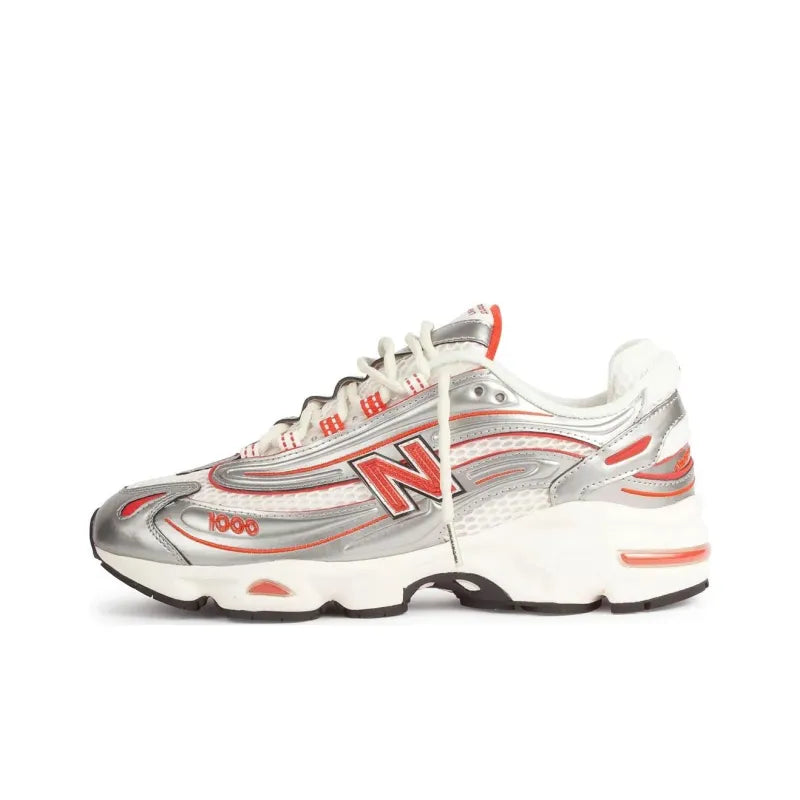 New Balance x This is Never That M1000 Metallic Silver Red