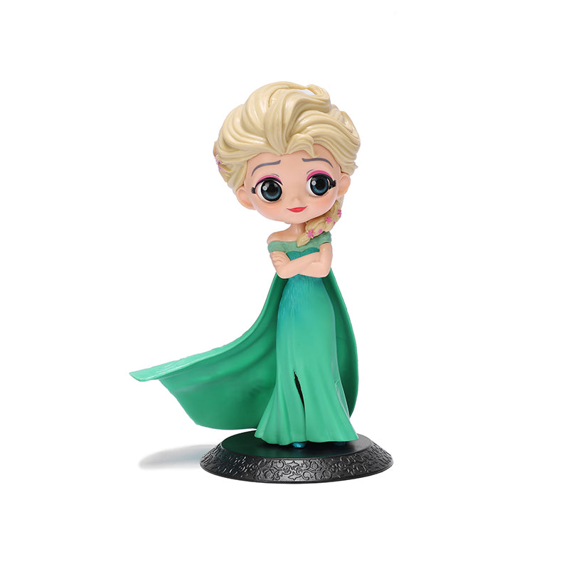 Queen Elsa (Disney) Action Figure Special Edition Action Figure for Car Dashboard, Decoration, Cake, Office Desk & Study Table (Pack of 1) (Height-16cm)