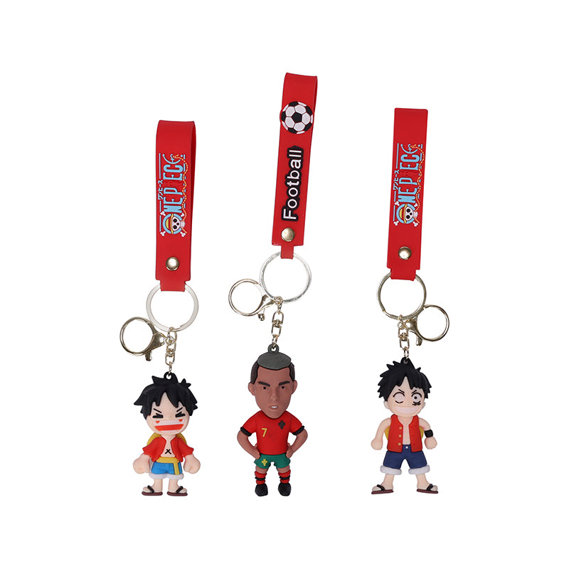 Cute Cartoon Character Keychain Combo Pack of 3 – Stylish Keyrings for Car, Bike & Home Keys | Bag Charm & Gift Accessories Keychain