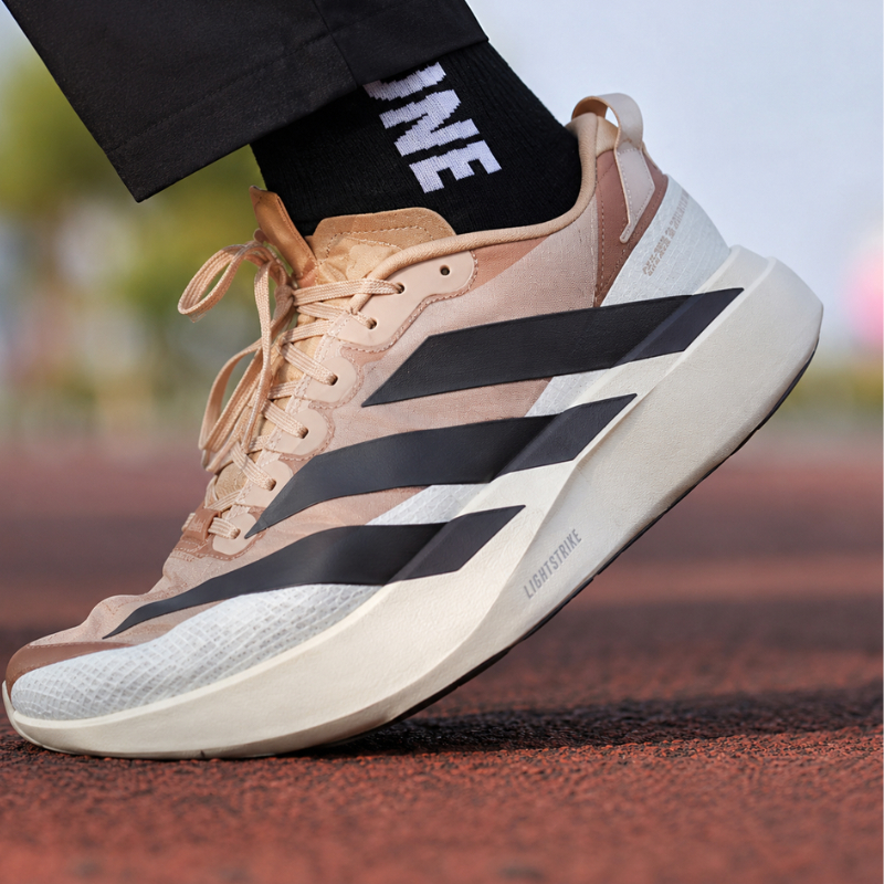 Adi_das Adizero Evo SL Marathon Running Shoes Unisex White Umber