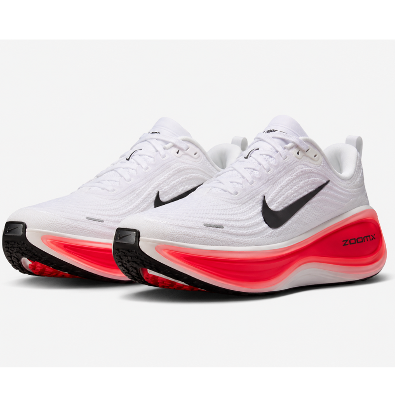 Ni_ke_Zo_omX White Crimson Performance Running Shoes