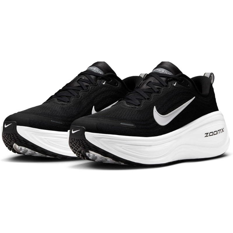 Ni_ke_Vo_mero Plus Black White Running Shoes