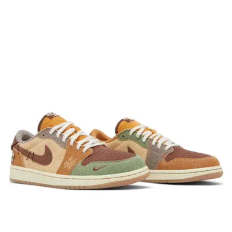 A_ir_Jordan 1 Low Earth Tone Premium Sneakers