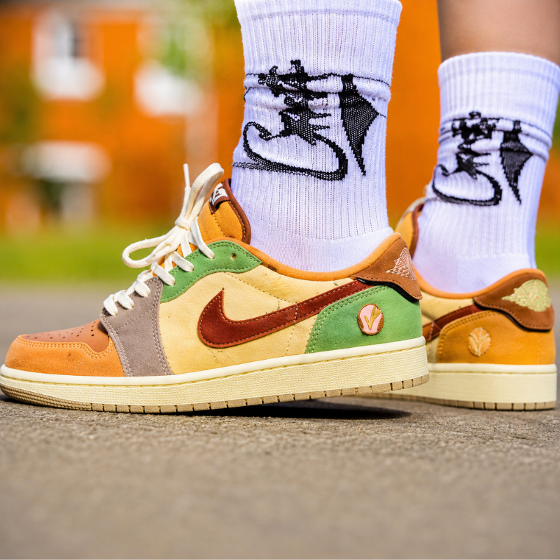 A_ir_Jordan 1 Low Earth Tone Premium Sneakers