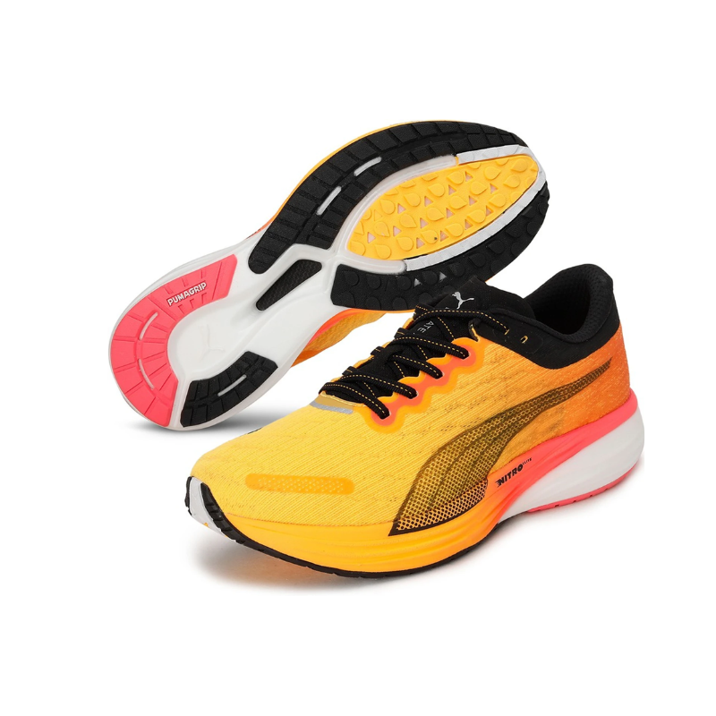 Pu_ma_Velo_city Nitro Running Shoes – Yellow Orange Edition