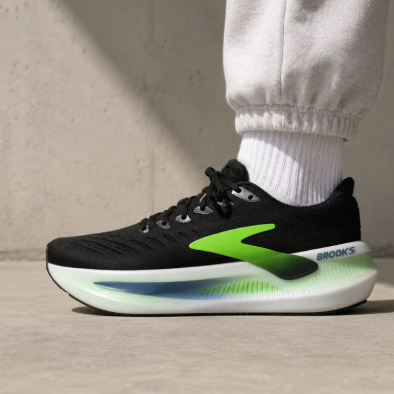 Bro_oks_Glycerin Max Running Shoes – Black/Green