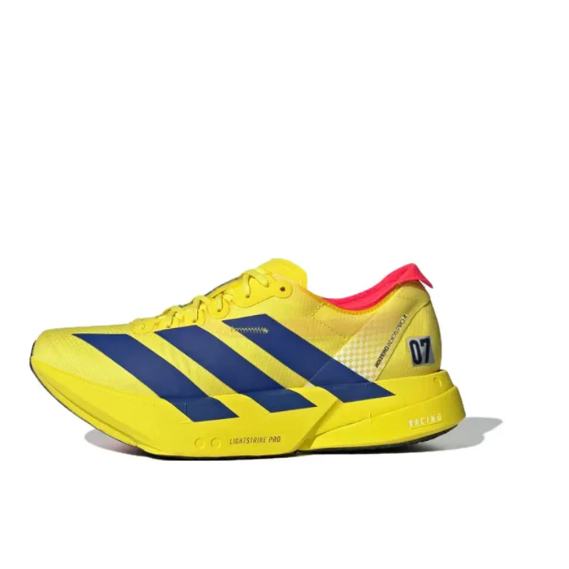 Adi_das_Adizero Adios Pro 4 – Yellow Blue Racing Shoes