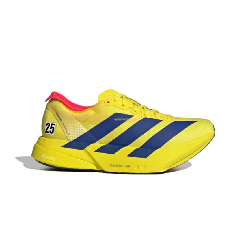 Adi_das_Adizero Adios Pro 4 – Yellow Blue Racing Shoes