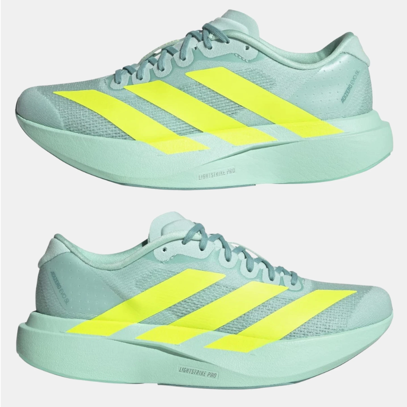 Adi_das_Adizero Evo SL Running Shoes – Aqua Yellow