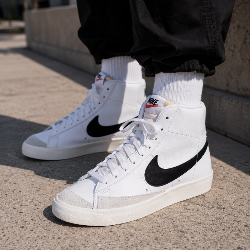 Ni_ke Blazer Mid '77 Vintage White Black