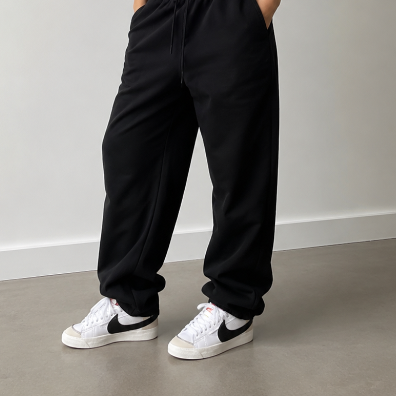 Ni_ke Blazer Low-Top Skateboarding Shoes Men's White Black