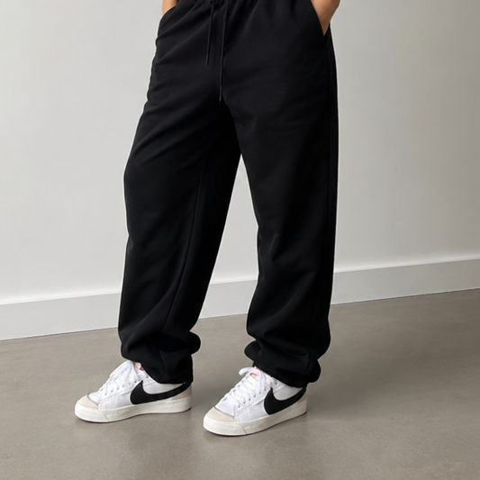 Ni_ke Blazer Low-Top Skateboarding Shoes Men's White Black