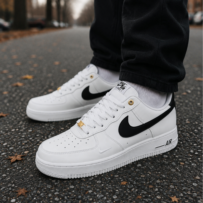 Ni_ke Air Force 1 '07 LV8 40th Anniversary Join Force White Black