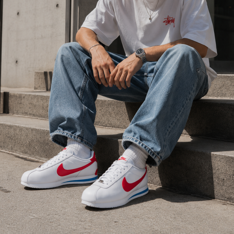 Ni_ke Cortez Varsity Red White & Blue