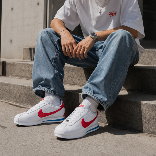 Ni_ke Cortez Varsity Red White & Blue