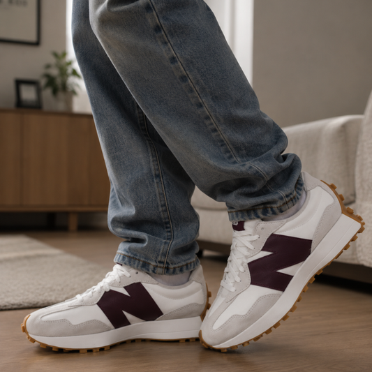 New Bala_nce 327 Burgundy