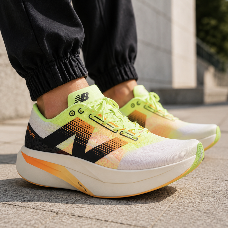 NeuBalance PureCell SuperComp Elite V4 White Bleached Lime Glow