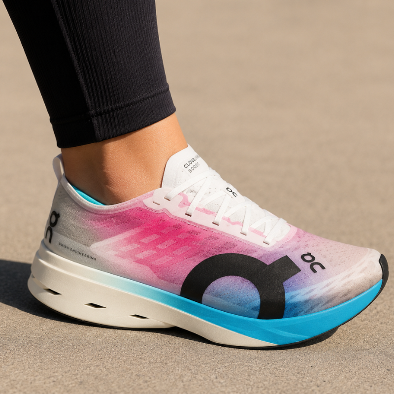 On Cloud Boom Strike Fashion Trend Abrasion-Resistant Low-Top Running Shoes for Men, Pink, Blue