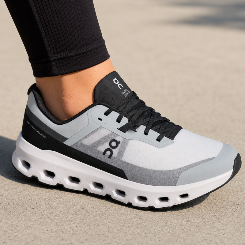 OnCloud Vista 2 Anti-Slip, Breathable, Durable Low-Top Trail Running Shoes for Men in Grey and Black