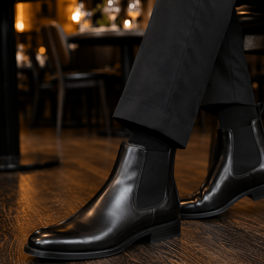 Za_ra Chelsea Boots Black Men