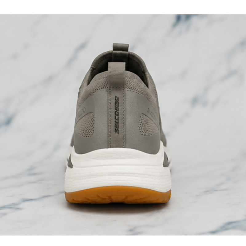 Ske_chers Max Cushion Air Cooled Slip-On Shoes – Grey