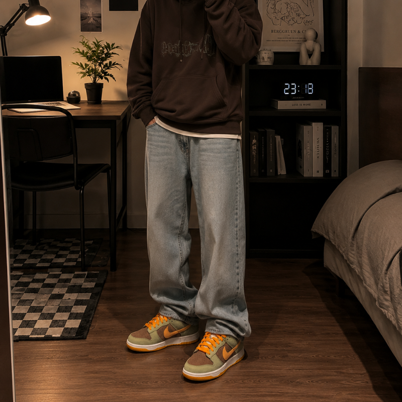 Ni_ke Dunk Low SE Dusty Olive