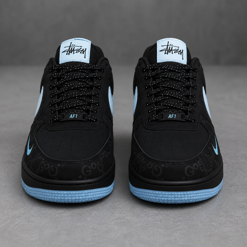 Bla_ck _Blue Premium Casual Sneakers for Men | Trendy House