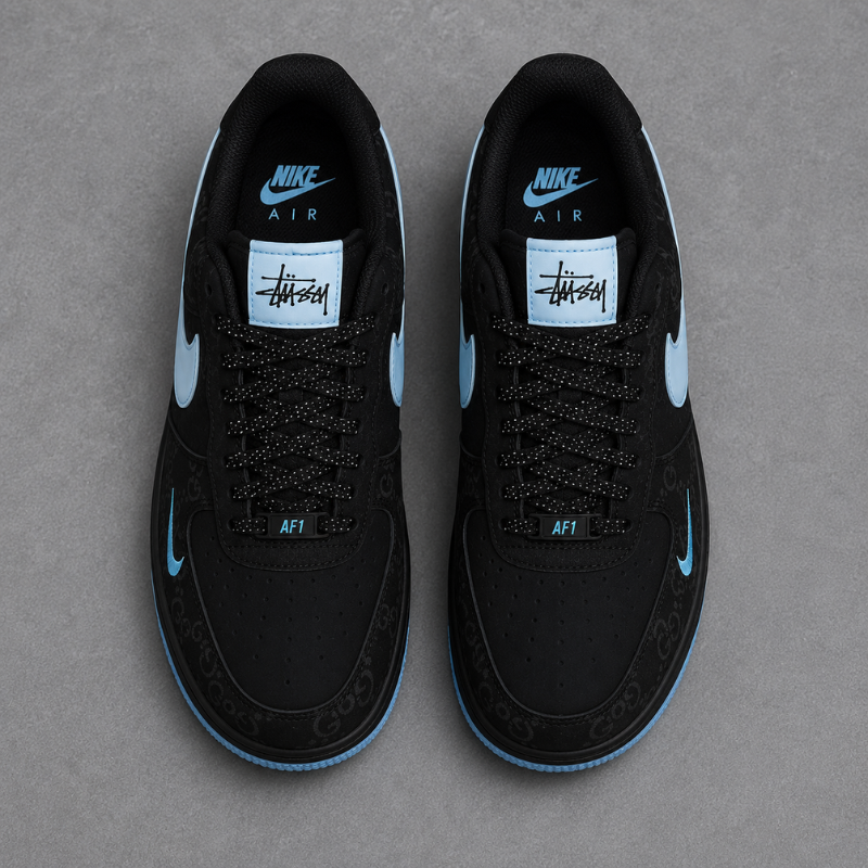Bla_ck _Blue Premium Casual Sneakers for Men | Trendy House