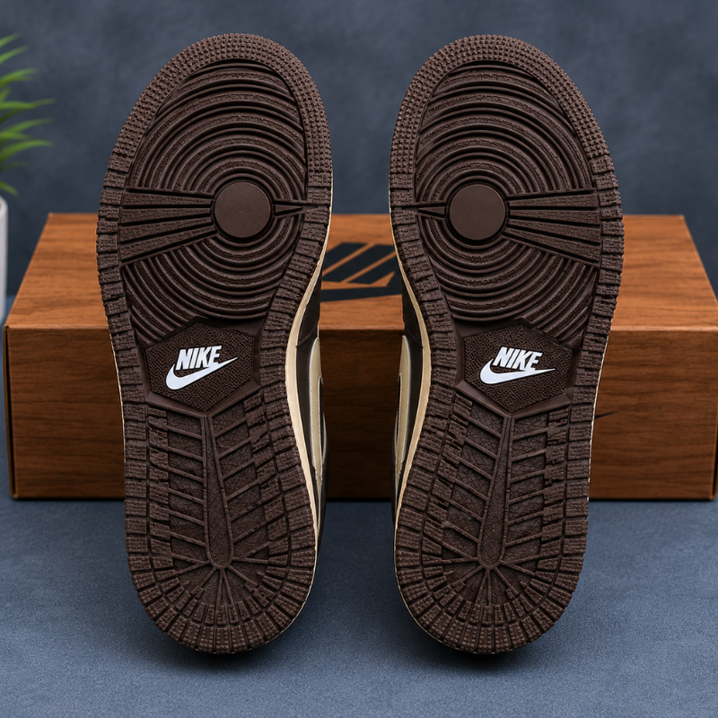 Pre_mium_Brown & Beige Casual Sneakers for Men | Trendy House