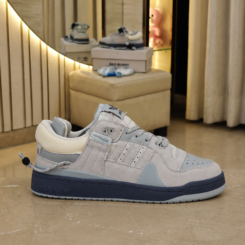 Adi_das_x_Bad_Bunny Low-Top Sneakers – Grey & Blue Premium Casual Shoes