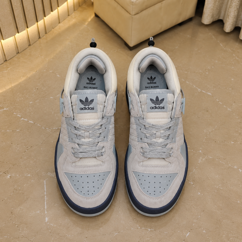 Adi_das_x_Bad_Bunny Low-Top Sneakers – Grey & Blue Premium Casual Shoes