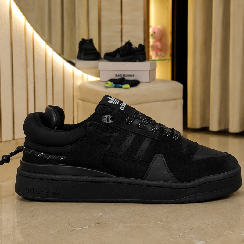 Adi_das_x_Bad Bunny Black Sneakers – Premium All Black Casual Shoes for Men