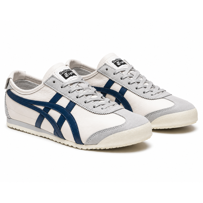 Onit_suka_Tiger Mexico 66 White Blue Casual Sneakers for Men & Women