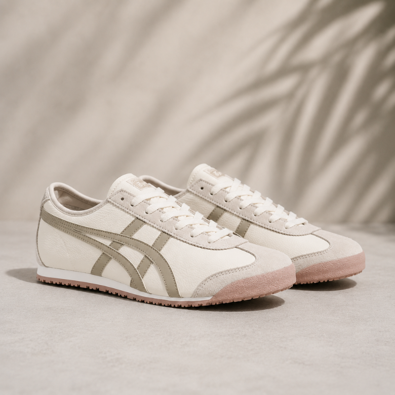 Onit_suka_Tiger Mexico 66 Cream Beige Sneakers