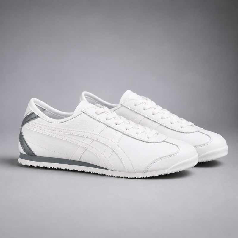 Onit_suka_Tiger Mexico 66 White Grey Sneakers