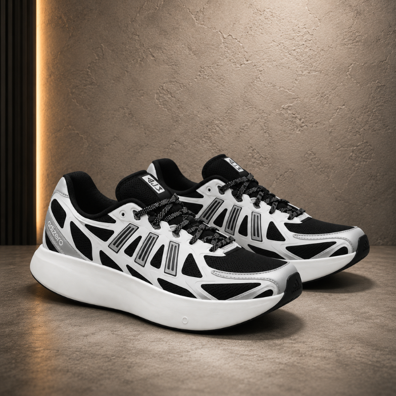 Adi_das_Adi_zero Evo SL Black Grey Running Shoes – Lightweight Performance Sneakers