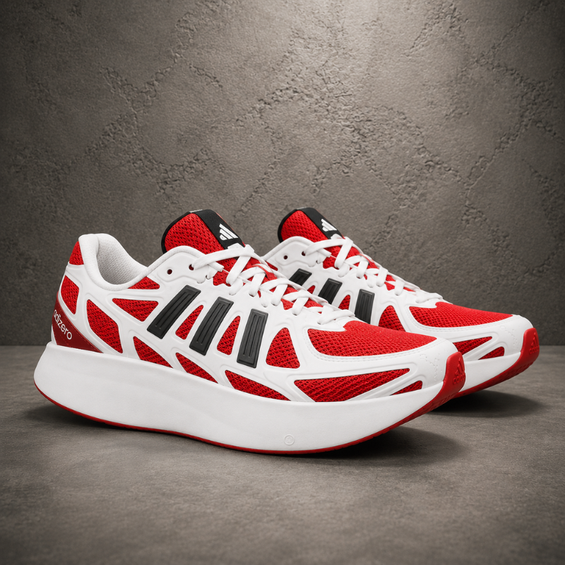 Adi_das_Adi_zero Evo SL Red White Running Shoes – Lightweight Performance Sneakers