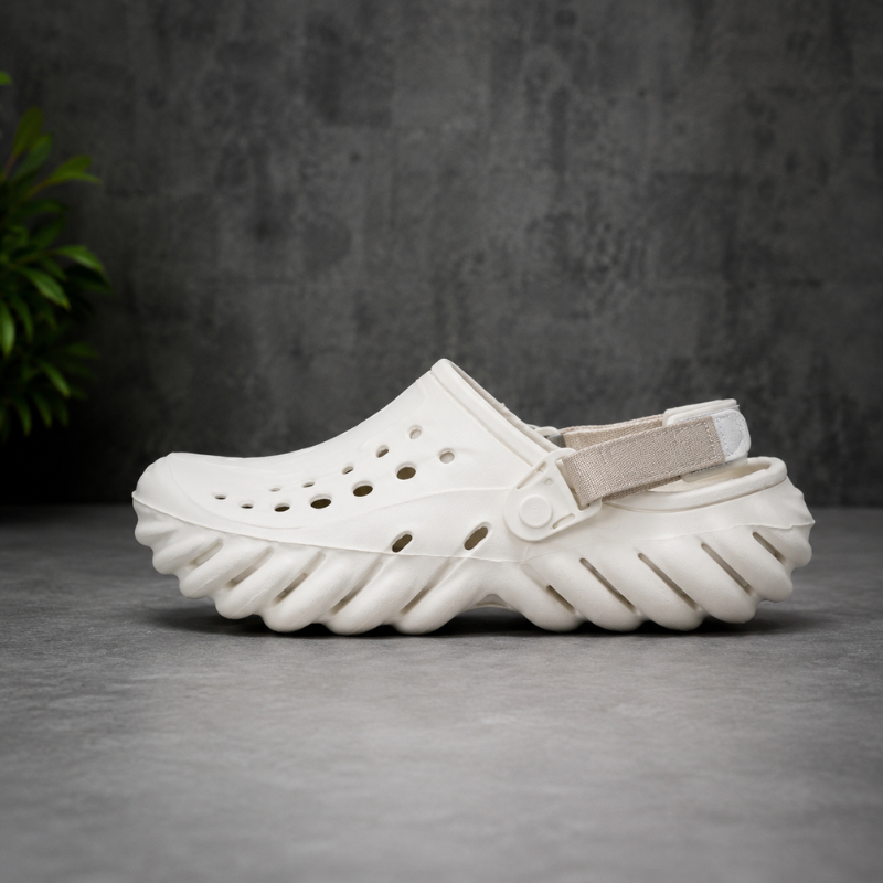 Clo_ud _Wave Foam Clogs – Ultra Comfort Everyday Slip-On | White