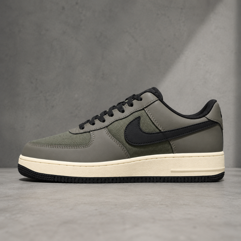 Ni_ke_Air Force 1 Olive Black Casual Sneakers