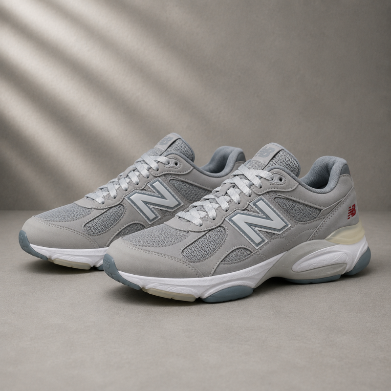 N_ew _Balance 9060 Grey Lifestyle Sneakers | Premium Chunky Comfort Shoes