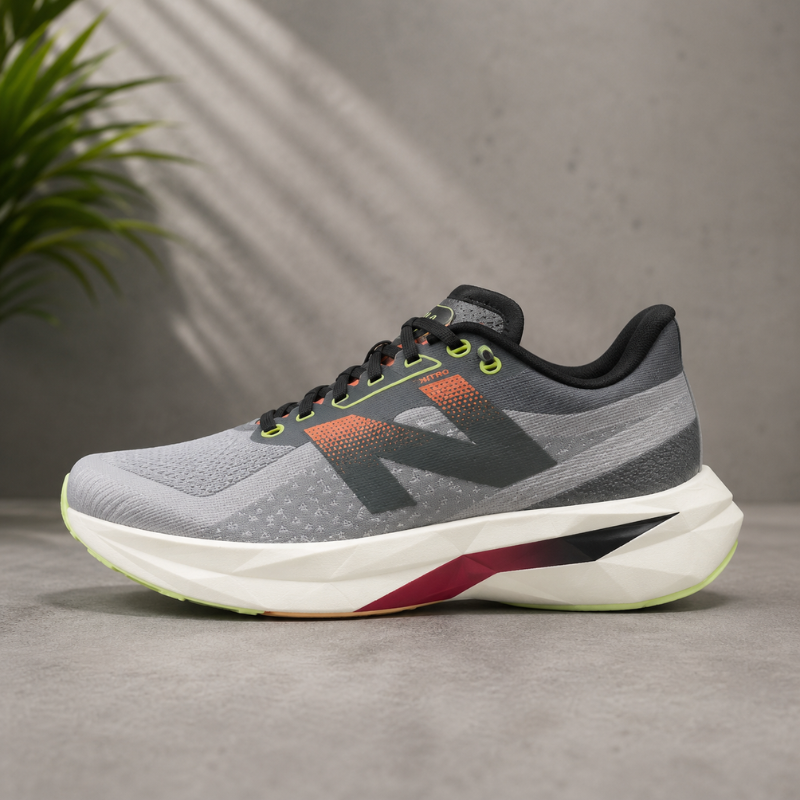 M_en's_Grey Performance Running Shoes | Lightweight Cushioning & Daily Comfort
