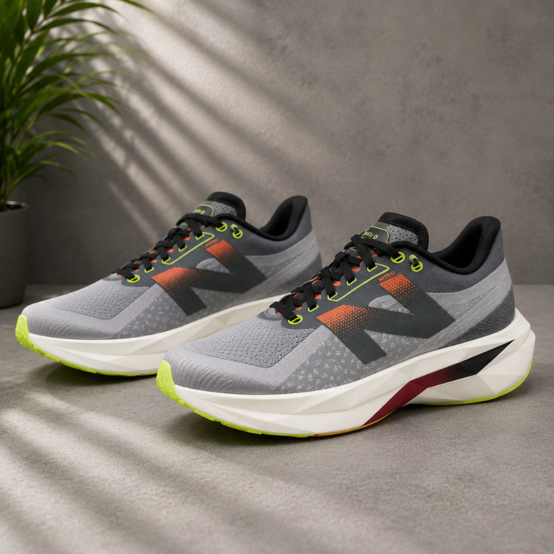 M_en's_Grey Performance Running Shoes | Lightweight Cushioning & Daily Comfort