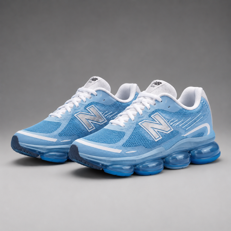 N_ew_Balance 360 Air Cushion Running Shoes – Sky Blue & White
