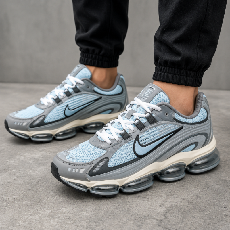 S_k_y _Blue Air Cushion Running Shoes – Lightweight Sports Sneakers