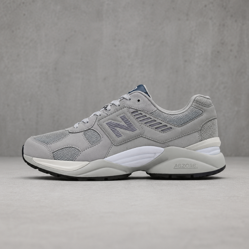 N_B_9060 Grey Lifestyle Sneakers – Premium Comfort & Everyday Style